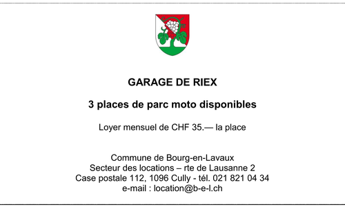Parking Riex moto